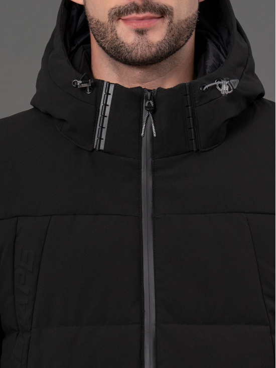 RedTape Hooded Jacket for Men | Padded & Detachable Hood | Enhanced Comfort