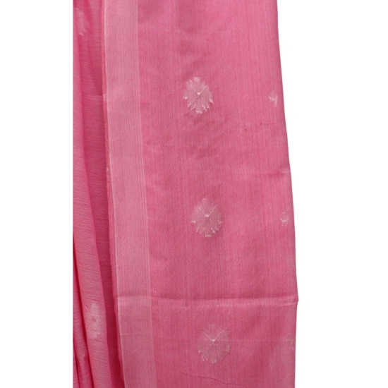 Tisser Jhilmil Khadi Saree with blouse piece