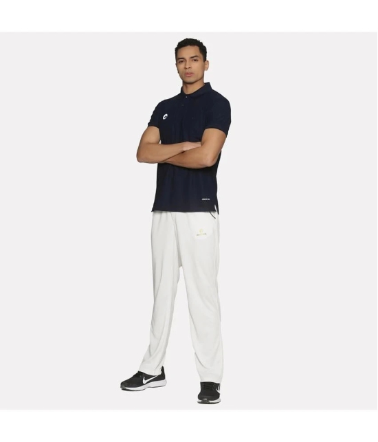 Omtex - Navy Cotton Regular Fit Mens Sports Polo T-Shirt ( Pack of 1 ) - None