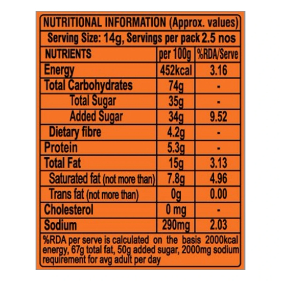 CREAMFEAST ORANGE BISCUIT 41GM(144 PC)-T