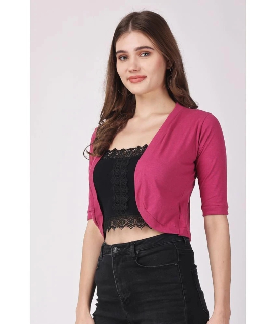 Affair Cotton Womens Shrugs - Pink ( Single ) - None