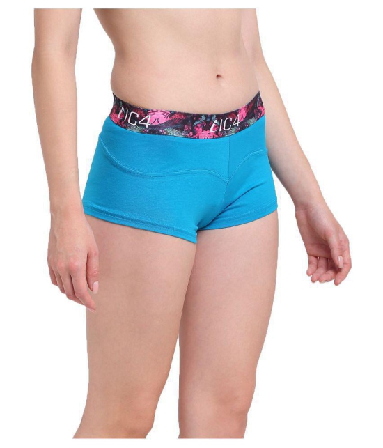 IC4 Cotton Lycra Boy Shorts - Pack of 2 - S