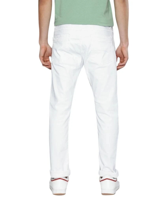 HALOGEN Denim Slim Fit White Mens Jeans ( Pack of 1 ) - None