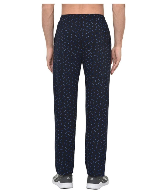 Vimal Jonney Blue Cotton Blend Trackpants - XL