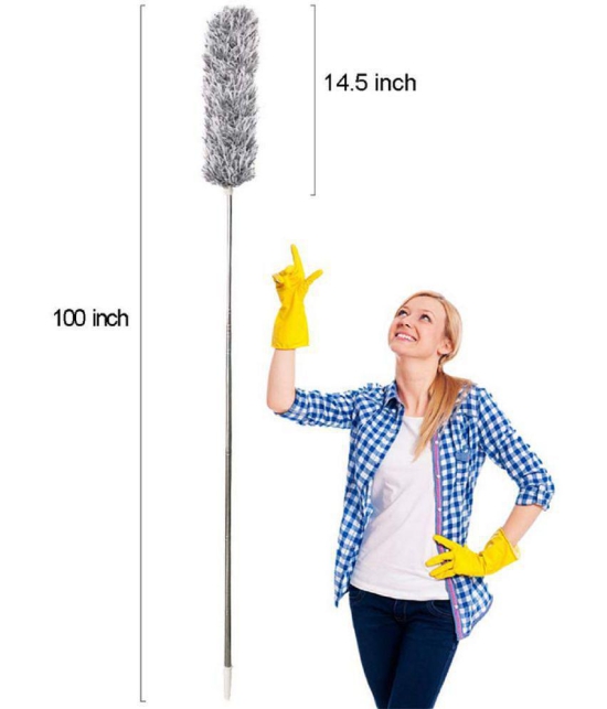 DHSMART - Mop Head and Rod ( Adjustable Handle ) - Light Grey