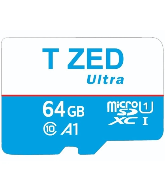 T ZED - 64 GB SD Card 180Mbs - Blue