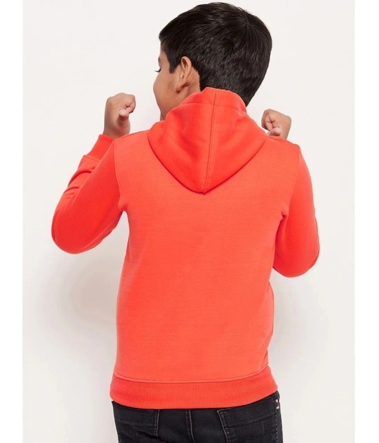 UBX Pack of 1 Boys Fleece Sweatshirt ( Orange ) - None