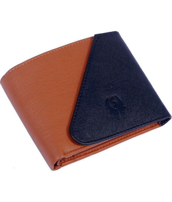 samtroh - PU TAN Men's Regular Wallet ( Pack of 1 ) - Tan