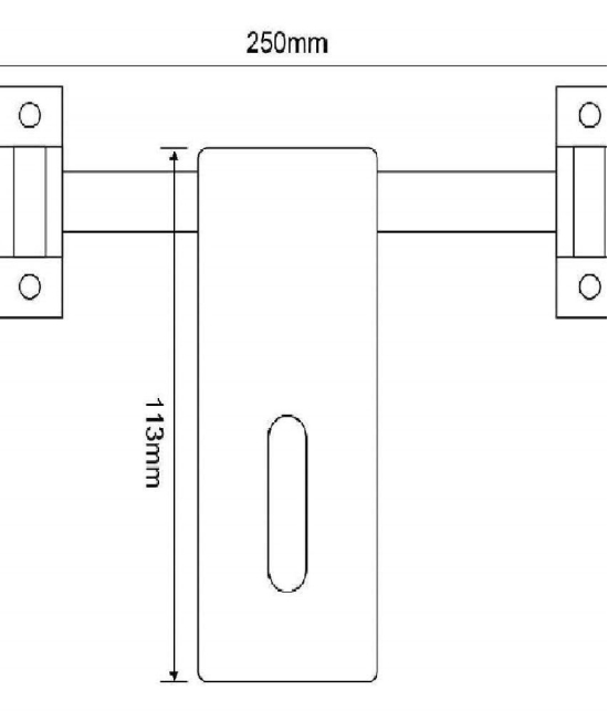 ONMAX 10 inches and  Stainless Steel aldrop High Quality Premium Range Door Fittings Aldrops Set | Main Double Door, Single Door Hardware Al Drops | Latch for Home Gate, Satin Silver Finish 