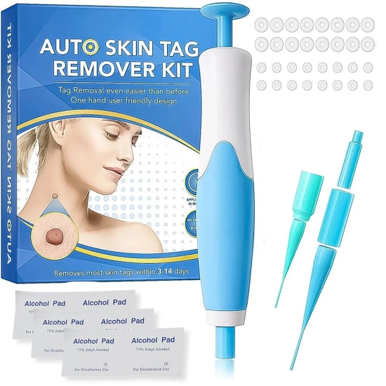 Skin Tag Remover Kit, Skin Tag Remover Kit 2 in 1 Skin Tag Removal with Auto Skin Tag Remover