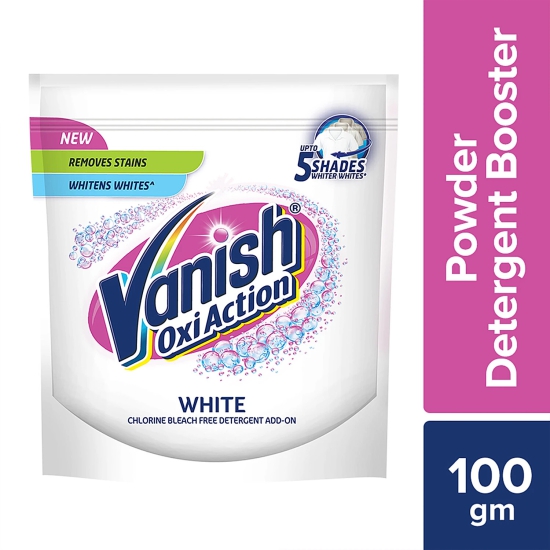 Vanish White Chlorine Bleach Free Detergent Powder, 400 gms