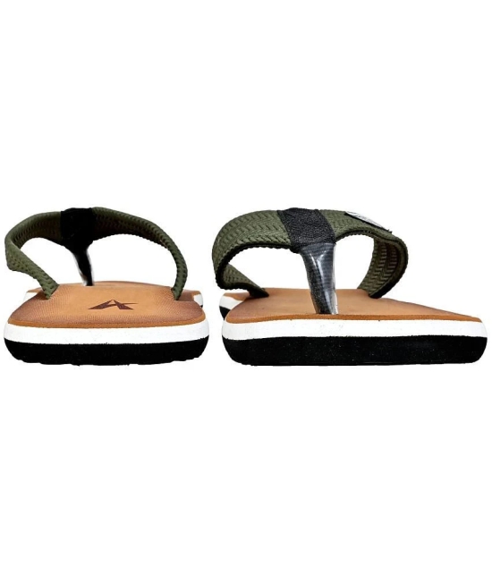 Altek - Green Mens Thong Flip Flop - None