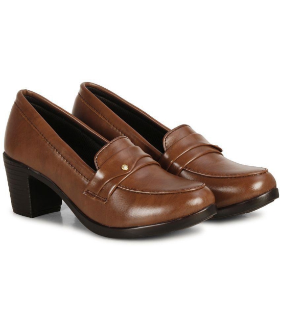 Saheb - Brown Womens Pumps Heels - None