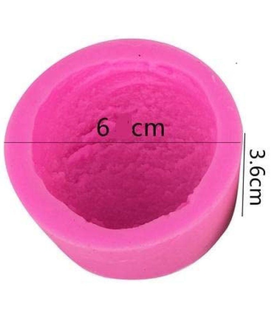 Craftial curve Silicone Chocolate moulds 80 mL - Pink