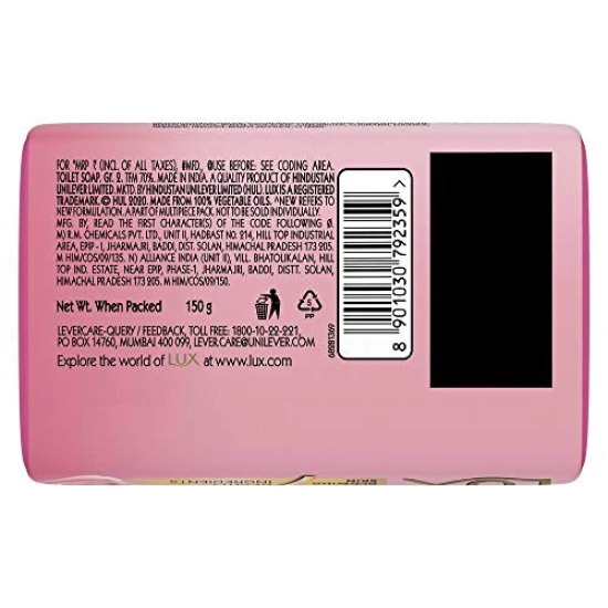 LUX Rose & Vitamin E soap 150 gm (Pack of 3)