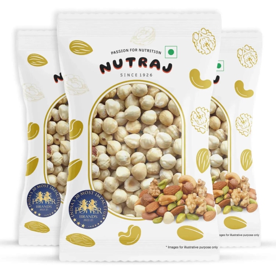 Nutraj Signature Hazelnut Plain 100gm 100g (Pack of 3)