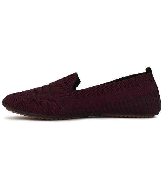 Aqualite Maroon Womens Slip On - None