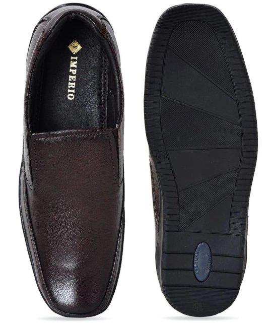 Ajanta - Brown Mens Slip On Formal Shoes - None