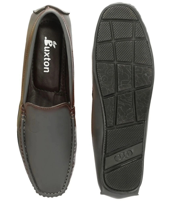 Buxton Dark Grey Mens Driving - 9