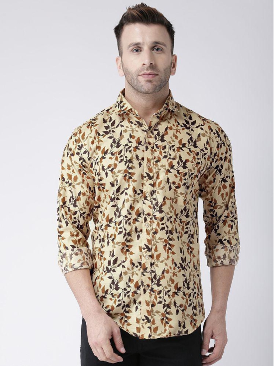 Hangup 100 Percent Cotton Multi Prints Shirt - None