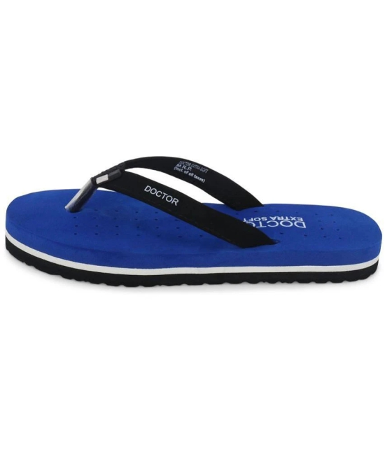 DOCTOR EXTRA SOFT - Light Blue Womens Thong Flip Flop - None