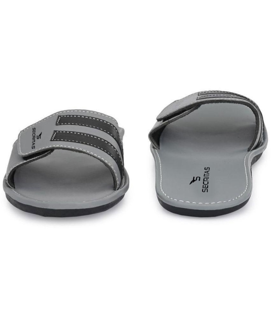 Secritas - Gray Mens Slide Flip Flop - None