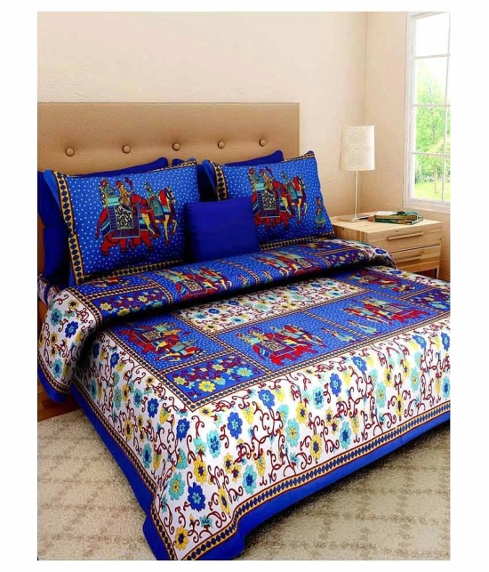 UniqChoice King Cotton Traditional Bed Sheet