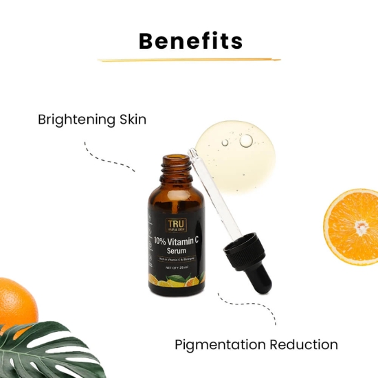 10% Vitamin C Serum & Bhringaraj | Rejuvenates Skin & Reduces Hyperpigmentation – 24ml-Default