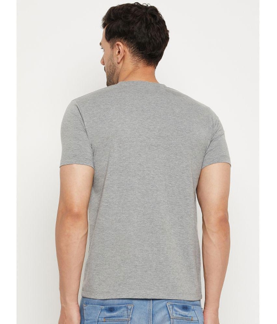 Wild West Cotton Blend Regular Fit Solid Half Sleeves Mens Polo T Shirt - Grey ( Pack of 1 ) - None