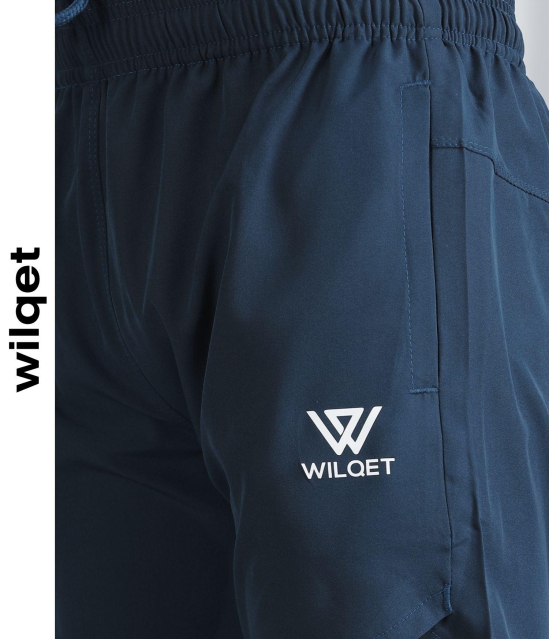 Mens Dryfit 2IN1 Shorts-Navy/Navy / XL