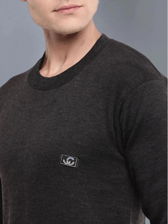 Dollar Pack of 1 Cotton Blend Mens Thermal Tops ( Black ) - None