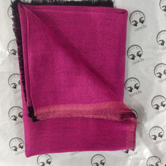 Zari Pink Reversible Shawl