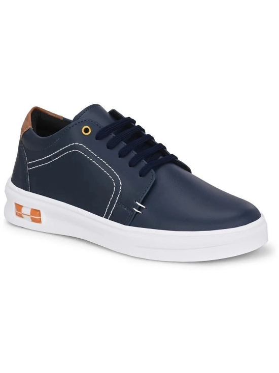 Leeport Blue Mens Sneakers - None