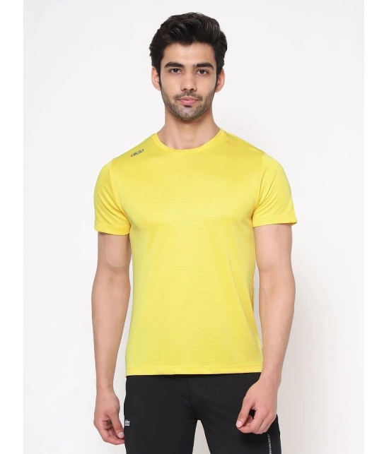 Dida Sportswear Yellow Polyester Regular Fit Mens Sports T-Shirt ( Pack of 1 ) - None