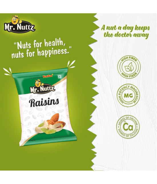 Mr.Nuttz Dry Fruits Combo 200 g (50 g Each) Almonds, Cashew Nuts, Pistachios & Raisins