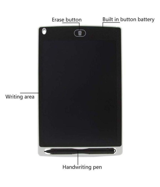 8.5 Inch LCD Writing Tablet Pad, Handwriting Drawing E Writer Board with Erase Button | Suitable for Kids and Adults - Pack of 1