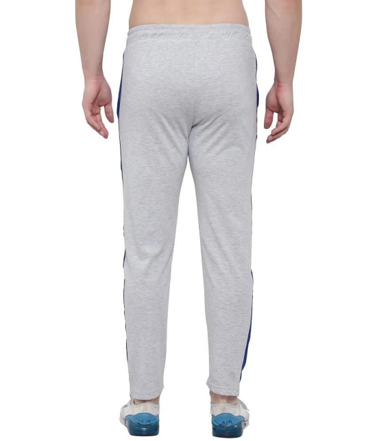 Diaz - Light Grey Cotton Mens Sports Trackpants ( Pack of 1 ) - 30