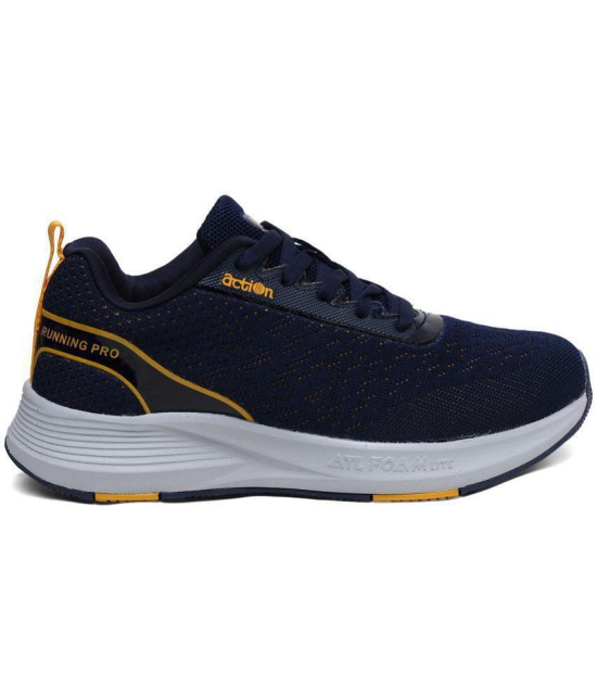 Action Sports Running Shoes Navy Mens Sports Running Shoes - None