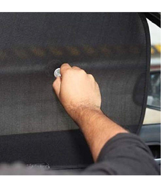 Penyan™ Universal Car Window Sunshades with Vacuum Cups (Set of 4, Black)