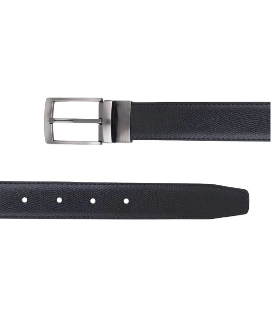 samtroh - Black PU Mens Reversible Belt ( Pack of 1 ) - None