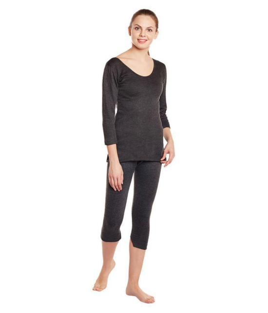 Trendygal Cotton Blend Topwear - Black - None