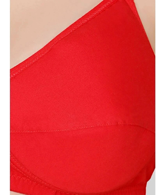 Bodycare Red Cotton Heavily Padded Womens Everyday Bra ( Pack of 1 ) - None