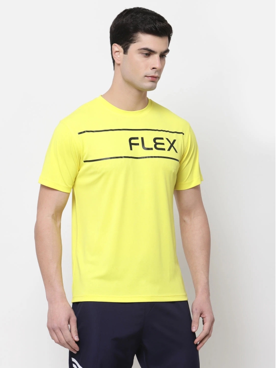 MENS POL FLEX TEE-S / Yellow