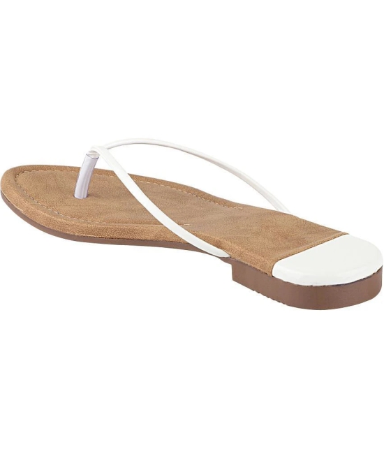 Shoetopia - White Womens Flats - None