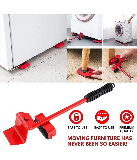 Furniture Lifter/Shifter ToolFurniture Shifting Tool Heavy Furniture Appliance Lifter and Mover Tool Set Easy Convenient Moving Tools Heavy Move Furniture Can Easily Lift Heavy - Red