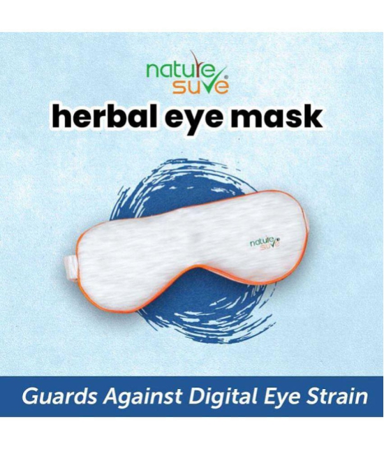 Nature Sure Large Herbal Eye Mask for Digital Eye Strain in Men & Women - 1 Pack