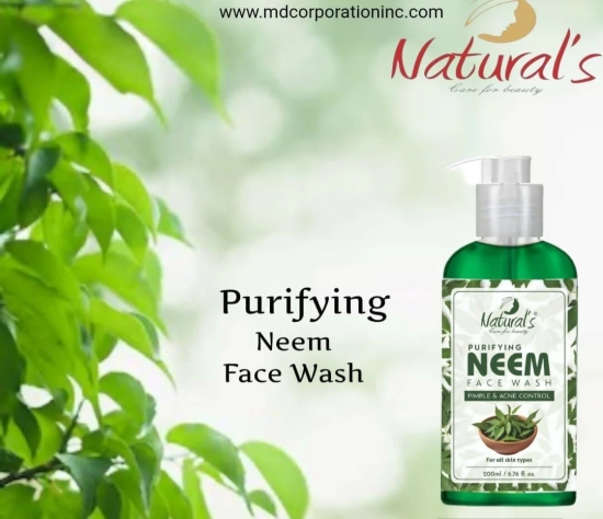 Naturals Care Purifying Neem Face Wash – Natural Pimple Control (200ml)