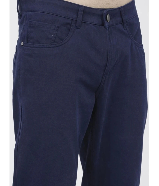 Ketch Tapered Flat Mens Chinos - Navy Blue ( Pack of 1 ) - None