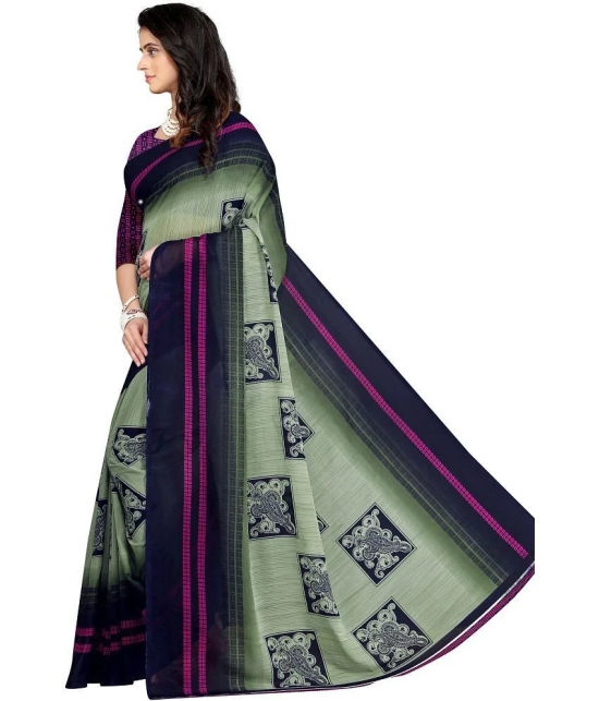 LEELAVATI - Light Green Georgette Saree With Blouse Piece ( Pack of 1 ) - Light Green