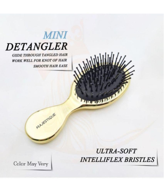 Majestique Hair Brush Set 4Pcs Detangling Brush Wideteeth And Tail Comb Suit For Women Men & Kids